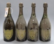Four bottles of Dom Perignon 1969