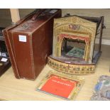 A J.B.Priestley 'The High Toby' (toy theatre, together with a suitcase containing stage backdrops