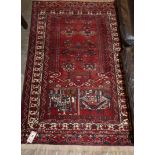 A Persian prayer rug, 130 x 80cm