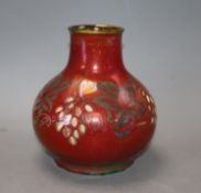 A Pilkingtons Royal Lancastrian lustre vase, by W.S. Mycock, height 17cmCONDITION: There is fine