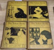 'The Yellow Book', an illustrated quarterly, 4 vols, 11, 2, 3 and 5 1894-1895