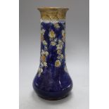 A Royal Doulton stoneware vase, c.1910, height 33cm