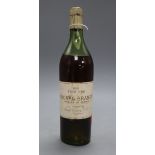 A bottle of 1878 Fine Old Cognac Brandy