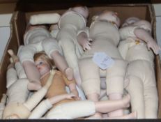 A large quantity of modern dolls, undressed