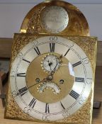 Wrangles of Scarborough. A longcase clock movement