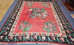 A Balkan Bessarabian Kelim carpet, 340 x 250cm