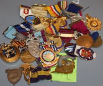 A quantity of assorted Masonic and other medals