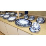 An extensive 1920's Losol ware 'Chatsworth pattern' dinner service