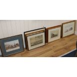 A collection of ten assorted Brighton prints: Royal Chain Pier, Brighton; Brighton New Church;