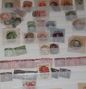 A stamp album of used stamps