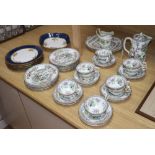 An Aynsley bone china tea/coffee service (lacking teapot), together with similar dishes