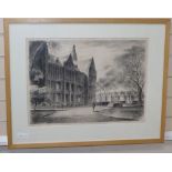 Edward Ardizzone (1900-1979), lithograph, St Paul's School, The Front, signed in pencil, overall