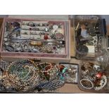 A quantity of assorted jewellery including costume, silver etc.
