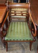 A set of eight Regency mahogany dining chairs (two with arms)CONDITION: Overall in very good