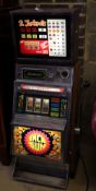 An Aristocrat Inca Sun fruit machine, W.55cm, D.112cm (In working order)CONDITION: The metal work is