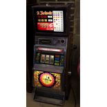 An Aristocrat Inca Sun fruit machine, W.55cm, D.112cm (In working order)CONDITION: The metal work is