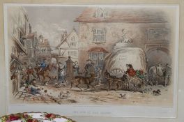 H. B. Browne, three coloured lithographs, 'The Run of The Season' and others, 18 x 40cm