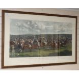 Hunt after Herring, aquatint, 'Fores's National Sports'. 'The Start for the Memorable Derby of