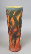 A Daum Nancy style glass vase, height 32cm