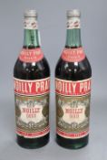 Two 1960's bottles of Noilly Prat Doux