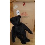 A Steiff UK black bear 1500 pieces, boxed with certificate