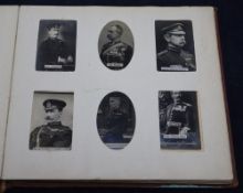 An 'Ogden's Photo Album', containing mixed sets/part sets of Guinea Gold cigarette cards,