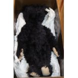 A Steiff British Collectors black bear, boxed with certificate