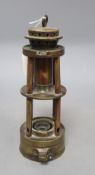 An Ashworth's Patent Hepplewhite Gray miner's lamp