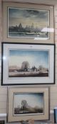 Rowland Hilder (1905-1993), three signed limited edition prints, including Oast Houses at