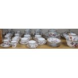 A Dresden porcelain part tea and coffee service