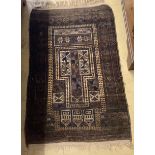 A Belouch prayer rug, 130 x 80cm