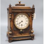 A John Davidson's patent automatic memorandum clock with original instructions numbered, height