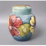 A Moorcroft ginger jar and cover, height 16cm