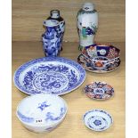 A quantity of Oriental wares including Chinese, Imari etc