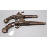 Two 18th century flintlock pistols