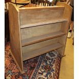 An oak books trough bookcase, c.1940, W.92cm, D.52cm, H.106cm