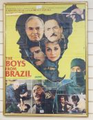 A framed poster "Boys from Brazil", framed, 94 x 70cm