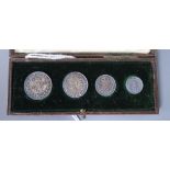 A cased set of Spink & Son Maundy money