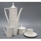 A 1960's Portmeirion 'Totem' patterned coffee set