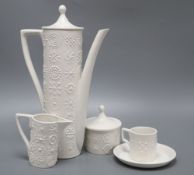 A 1960's Portmeirion 'Totem' patterned coffee set