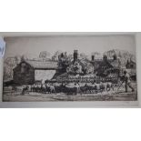 Charles Frederick Tunnicliffe (1901-1979), etching, 'Kemp Croft Farm', signed in pencil, 9/15, 19