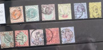 Four albums of Great Britain stamps from 1841. 1d red browns to modern commemoratives, mint and