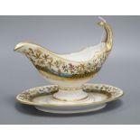 An Austrian porcelain sauceboat, height 18cm