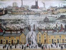 § Laurence Stephen Lowry, RBA, RA (1887–1976)off-set lithographBritain at Play, signed in pencil