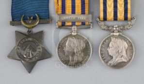 A British South Africa Company group of three medals to 1239 Trooper C.Appleyard B.B.Police