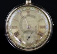 Thomas Sherwood, Leeds, a George III 18ct gold pair-cased keywind lever pocket watch, No 1464,