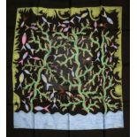 § Scottie Wilson (1888-1972)Ascher limited edition silk square'Sea Life' ['Underwater Garden -