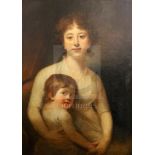Circle of Sir Henry Raeburn (1756-1823)oil on canvasPortrait of a mother and child35 x 26.75in.