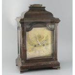 Bailey Chippenham Fecit. A George III walnut cased bracket clock, in plain case with engraved