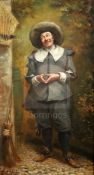 Albert William Holden (1848-1932)pair of oils on canvasThe Cavalier & The Puritan,signed, one